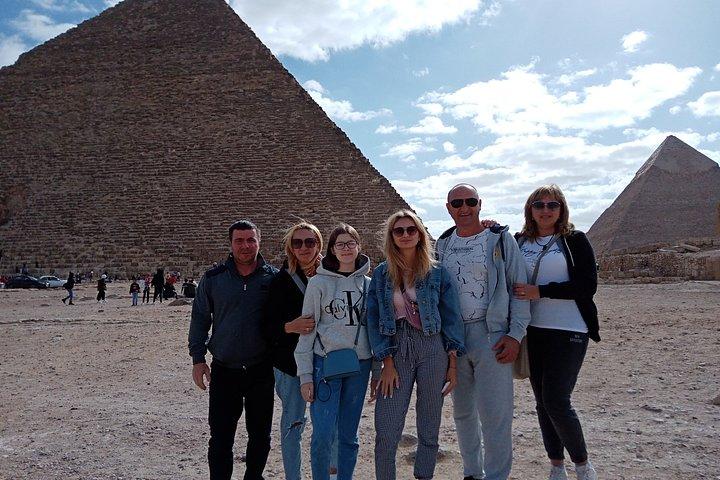 Cairo Flight Tour from Hurghada:Pyramid,Museum,optional ballon