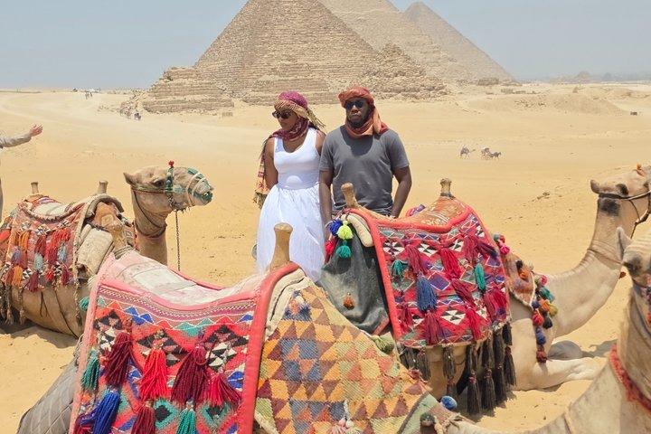 VIP Giza Pyramids:Camel Ride,Horse Jumping,Lunch & Shopping