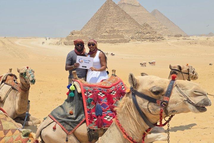 VIP Giza Pyramids:Camel Ride,Horse Jumping,Lunch & Shopping