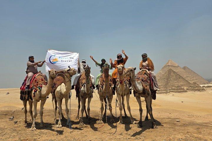 VIP Giza Pyramids:Camel Ride,Horse Jumping,Lunch & Shopping