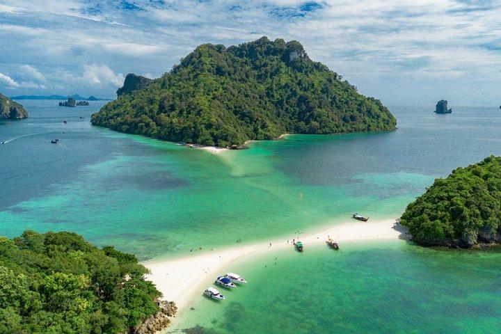 Krabi 4 Island Tour af Longtail Boat med Hotel Transfer