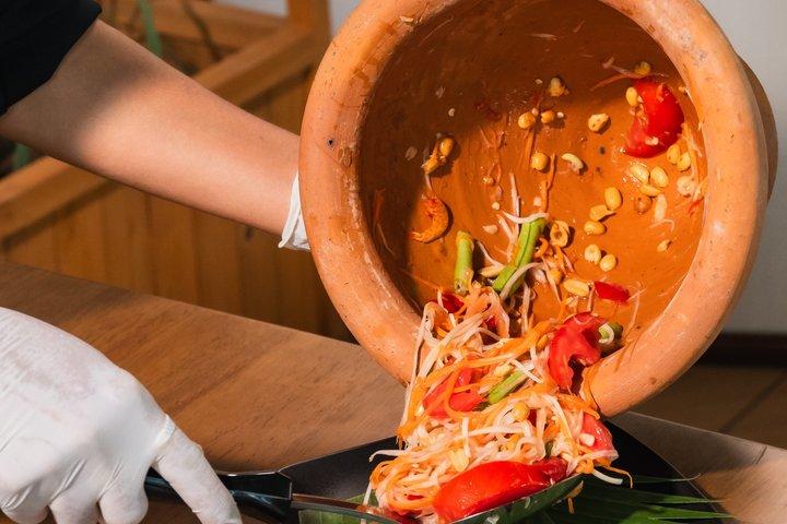 Phuket Karon Beach Thai Cooking Class with Sunset Cocktail Making