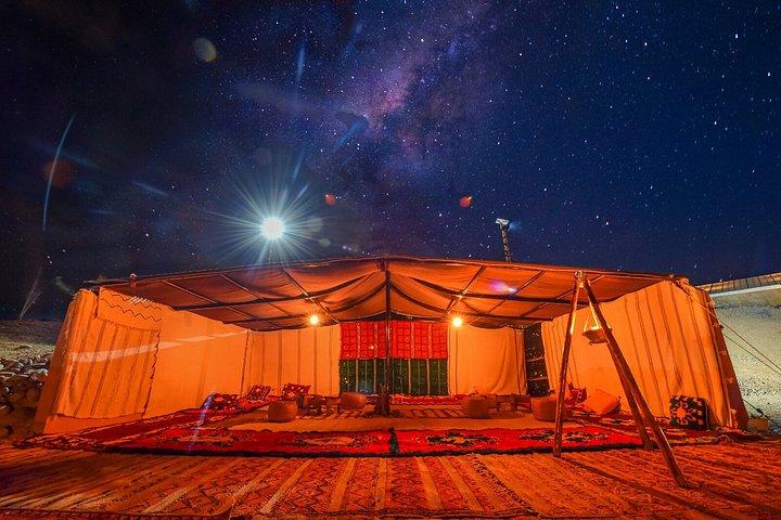 Marrakech: Agafay Sunset Quad, Dinner, Show — Private Transport