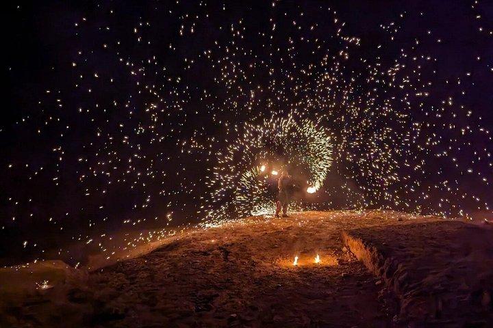 Marrakech: Agafay Sunset Quad, Dinner, Show — Private Transport