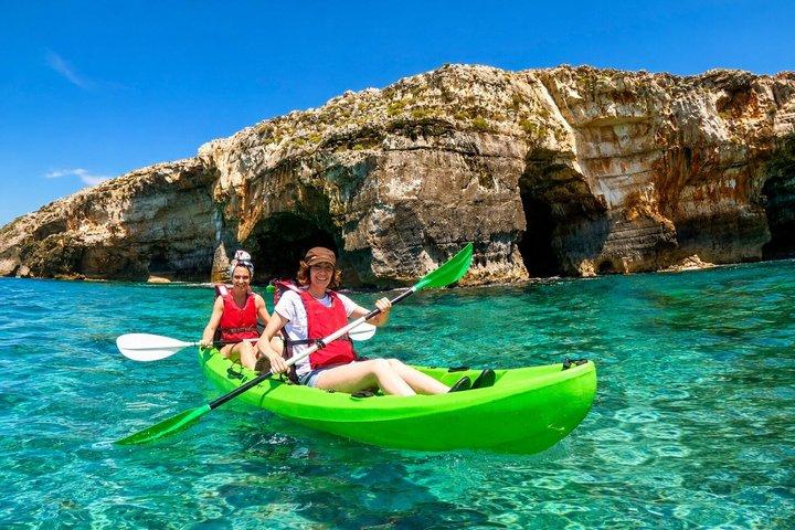 Excursion en kayak et canoë à Leuca et dans les grottes de Ponente