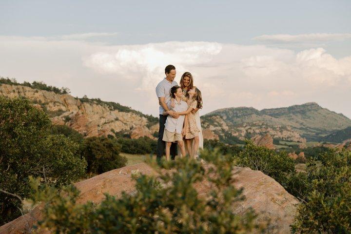 Scenisk fotoshoot i Denvers Foothills