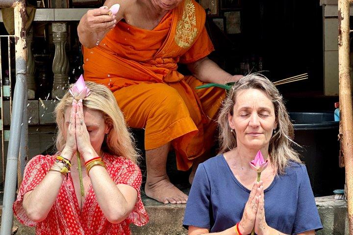 Siem Reap Authentic Monk Blessing and Lotus Farm Experience