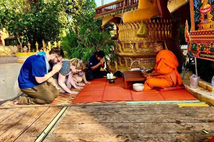 Siem Reap Authentic Monk Blessing and Lotus Farm Experience
