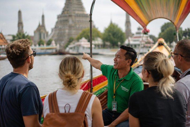 Bangkok : 3 uur durende Longtail Boat Canal Tour naar Big Buddha & Wat Arun