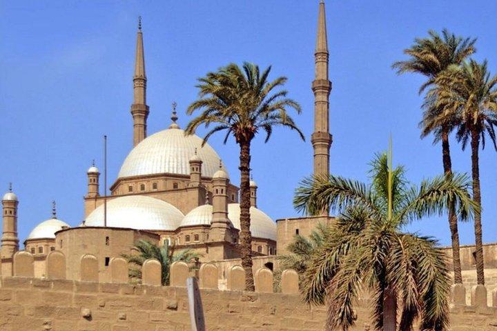 Pyramids & Citadel from Alexandria Port