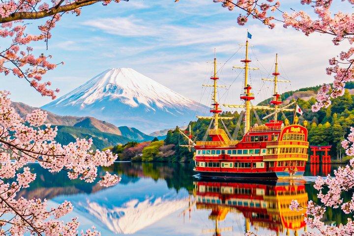 De Tokyo : Mont Fuji, Hakone, Owakudani et Lac Ashi en bus
