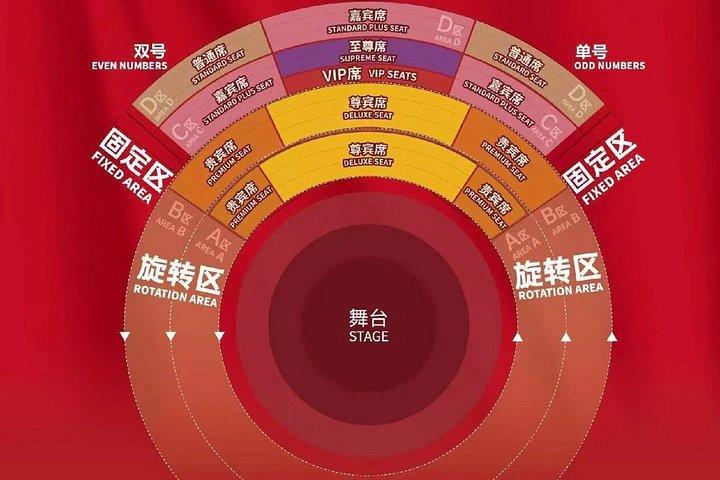 重慶1949没入型演劇ショー入場券