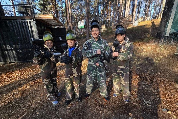 クラクフ発：グロデク ペイントボール プライベート エクスペリエンス