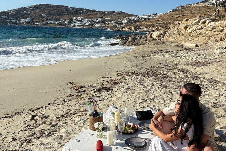 Sunset Picnic Experience in Mykonos with Wine and Views