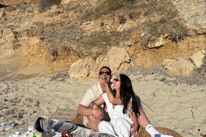 Sunset Picnic Experience in Mykonos with Wine and Views