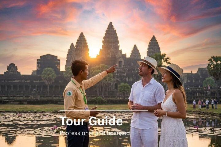 Angkor Wat Sunrise Private Tour with Monk Blessing