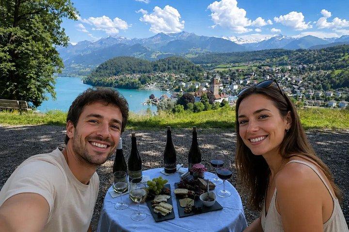 Degustazione di vini e formaggi al Castello di Spiez