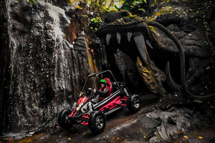 Bali : Ubud Buggy Adventure Dragon Cave, cascade, rizière, boue