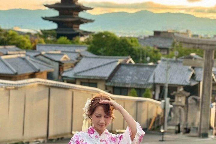 京都祇園 浅草寺近くの着物レンタル - 午後10時まで営業