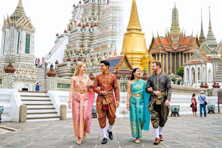Bangkok Grand Palace e esperienza in costume tailandese