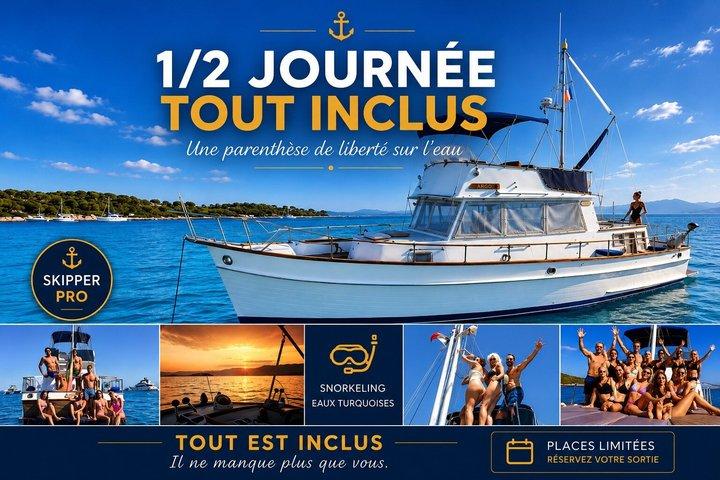 Privat bådtur Iles de Lerins, Cap d'Antibes, Esterel