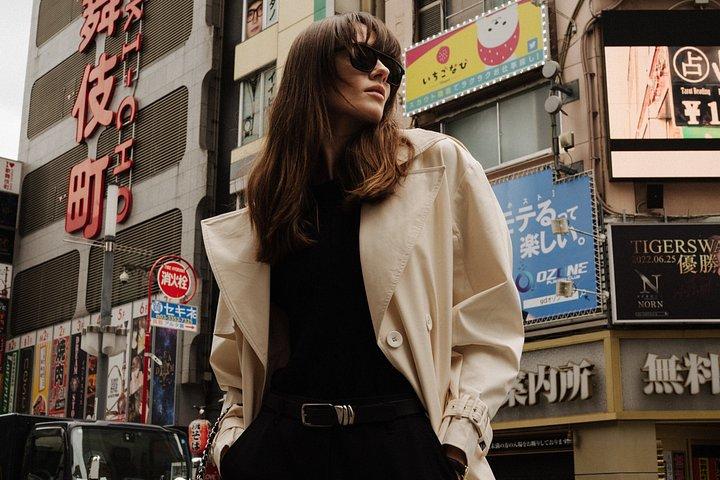 東京・歌舞伎町の夜と昼のポートレート撮影