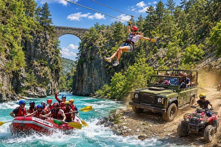 Rafting et safari en quad avec déjeuner et transfert depuis Alanya