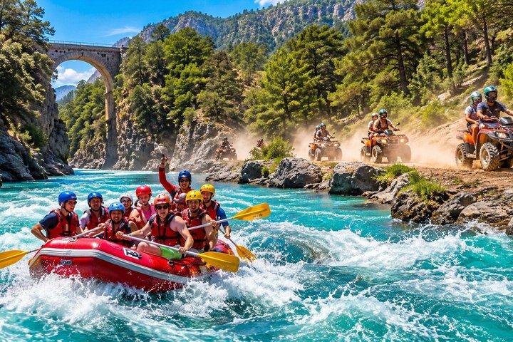 River Rafting, Quad Bike and Zipline tour from Kemer