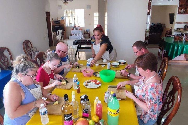 Traditionelle Familienküche in Cozumel