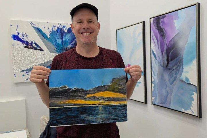 Guided Painting Class in Saranda with Wine