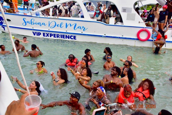 Go lit Punta Cana hip hop party boat with open Bar Live Dj
