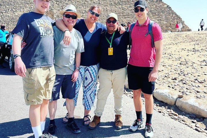 Excursion privée d'une journée dans les pyramides du Caire, le Sphinx, Saqqara et Memphis