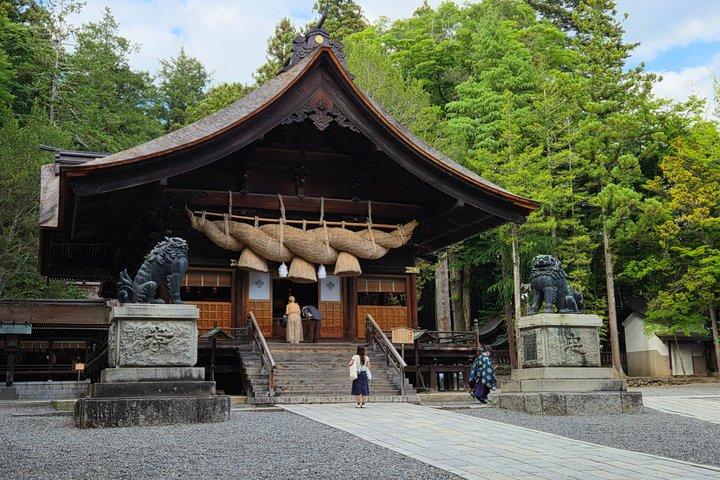 長野 : 下諏訪神社、石仏＆歴史ある街歩き