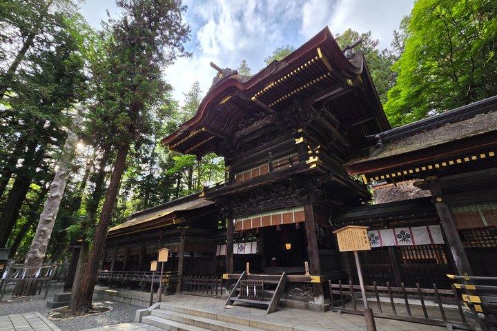 Nagano: Shimosuwa Shrine, Stone Buddha & Historic Town Walk