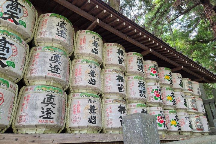 長野 : 下諏訪神社、石仏&歴史ある街歩き