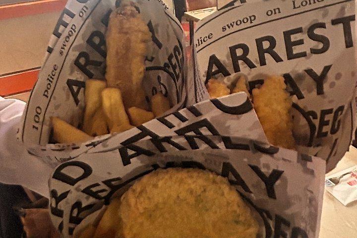 Soho-rundtur med Fish & Chips och Pint