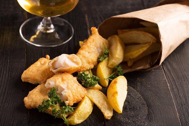 Soho-rundtur med Fish & Chips och Pint