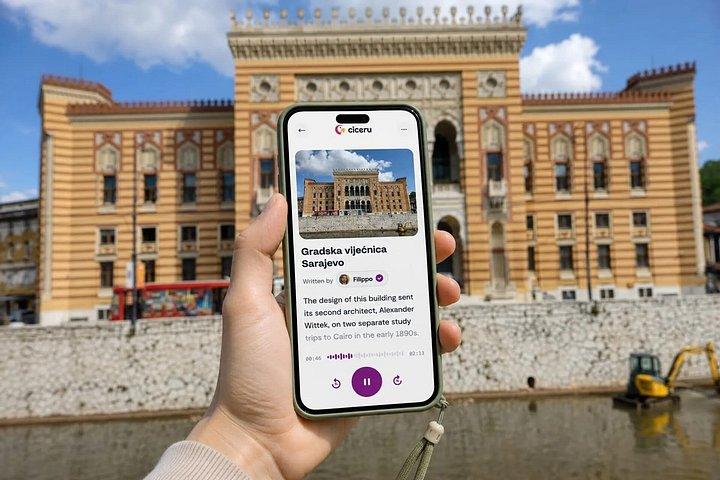 Sarajevo Self Guided Tour Bazaar to Grandeur, Audio and Quiz