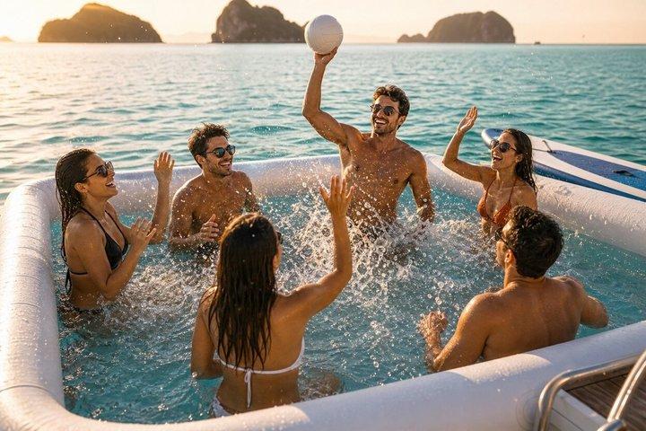 Phuket Catamarán de lujo Phi Phi Maya Bay Maiton con buceo