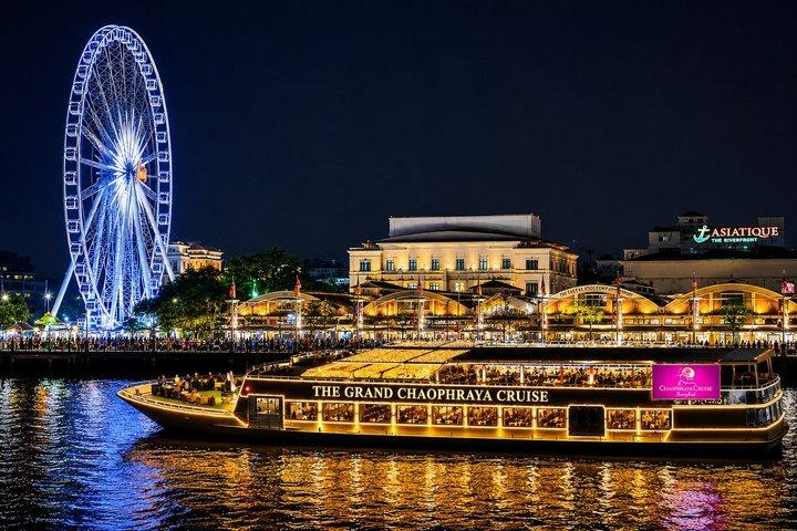 Crucero con Cena Chao Phraya : Buffet, Entretenimiento & Lugares de interés
