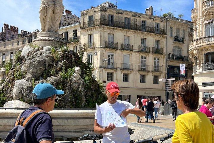 Visita guidata del centro di Montpellier in bicicletta elettrica