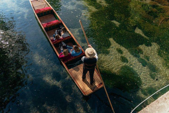 Punting on the Avon Antigua Boatsheds