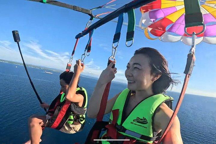 ランチ付き！セブ島アイランドホッピング3大離島巡りツアー（ナルスアン島、ヒルトゥガン海洋保護区、カオハガン島）