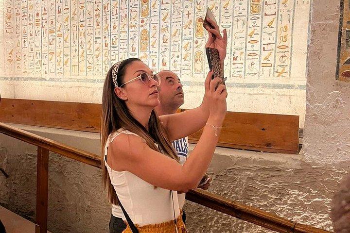 ハルガダ発プライベートルクソール日帰り旅行（熱気球付き）