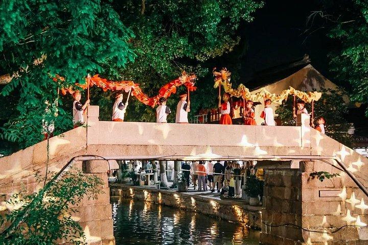 上海朱家角水城遊園と鍋ビュッフェランチ