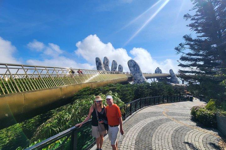 Excursie naar de kust van TIEN SA of CHAN MEI Port: GOLDEN BRIDGE & MY SON SANCTUARY