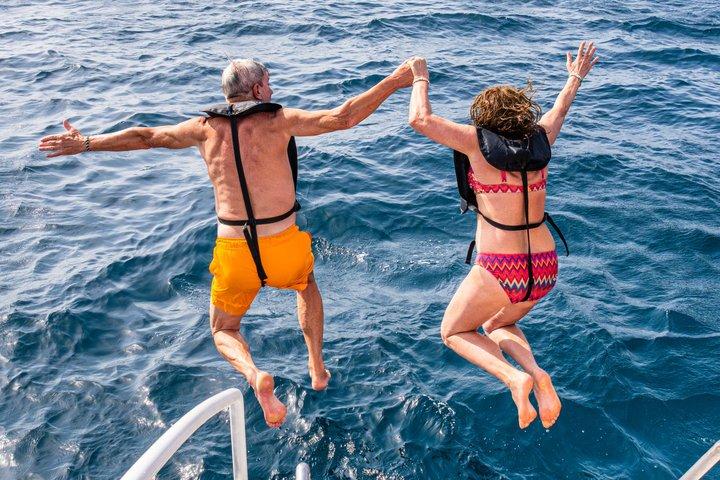 Aruba Morning Snorkel Sail a bordo do Palm Pleasure Catamaran