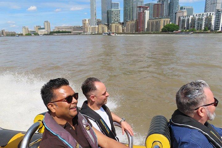 Bootstour mit dem Schnellboot : Uferpromenade ODER Westminster Pier - 70 Minuten