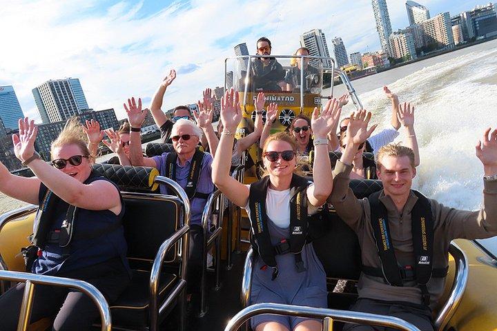 Bootstour mit dem Schnellboot : Uferpromenade ODER Westminster Pier - 70 Minuten