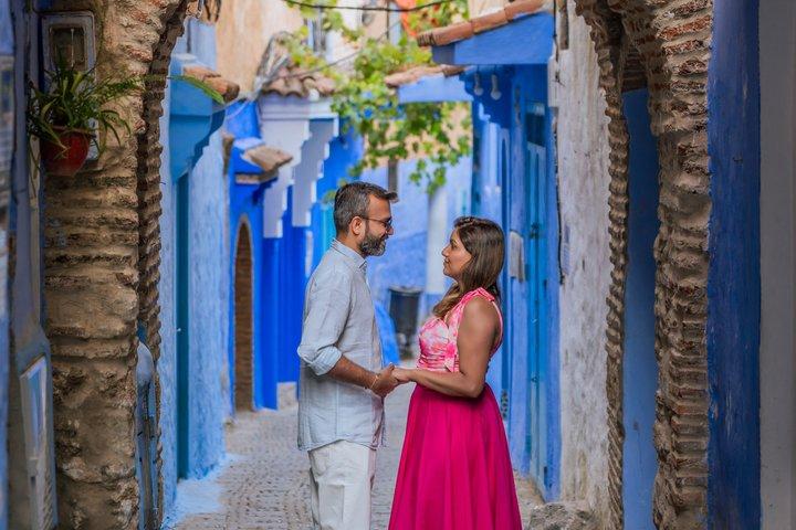 Visite privée de photographie à Chefchaouen avec un photographe local